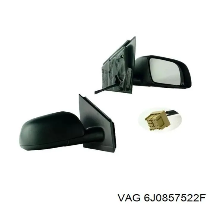 Cristal de retrovisor exterior derecho Alkar 6402803