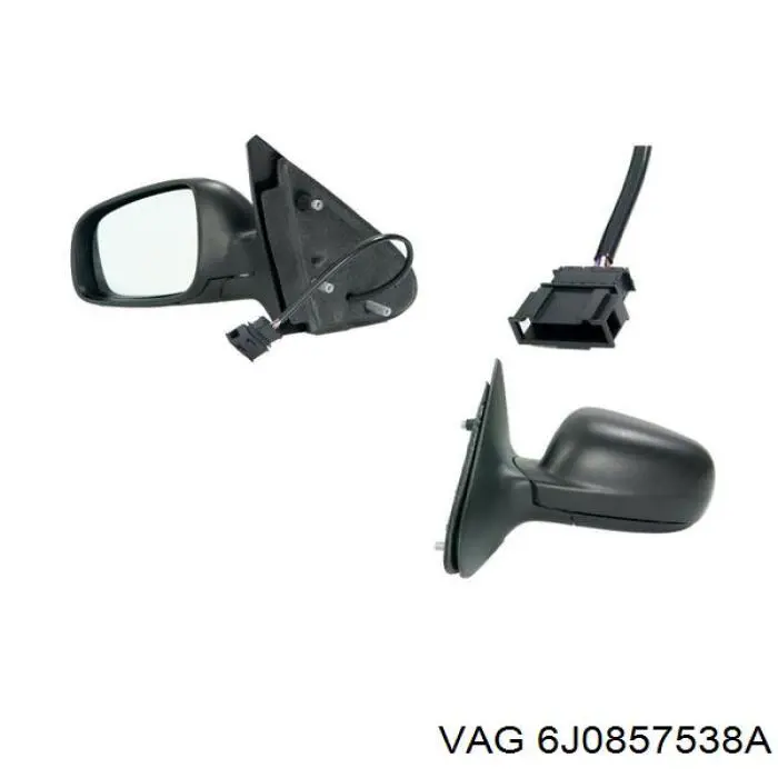 Cubierta de espejo retrovisor derecho VAG 6J0857538A precio, desde 15,88 EUR