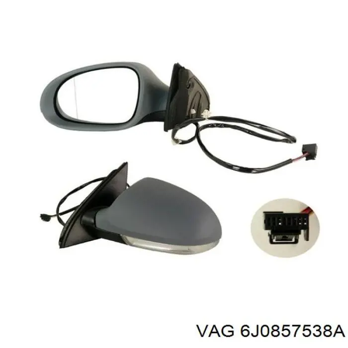 Comprar 6J0857538A VAG Cubierta De Espejo Retrovisor Derecho