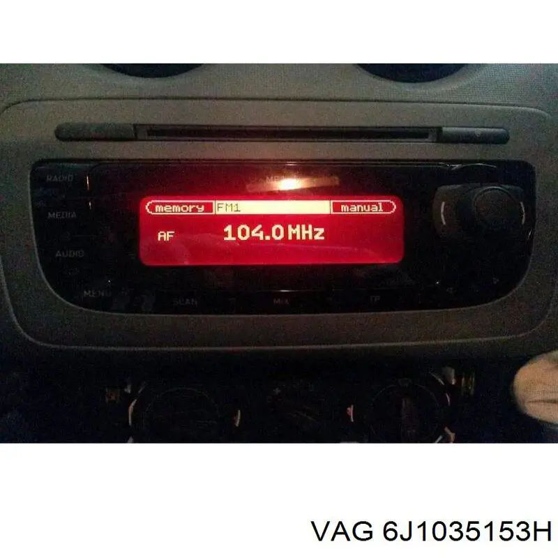 Radio AM/FM VAG 6J1035153H precio, desde 66,79 EUR