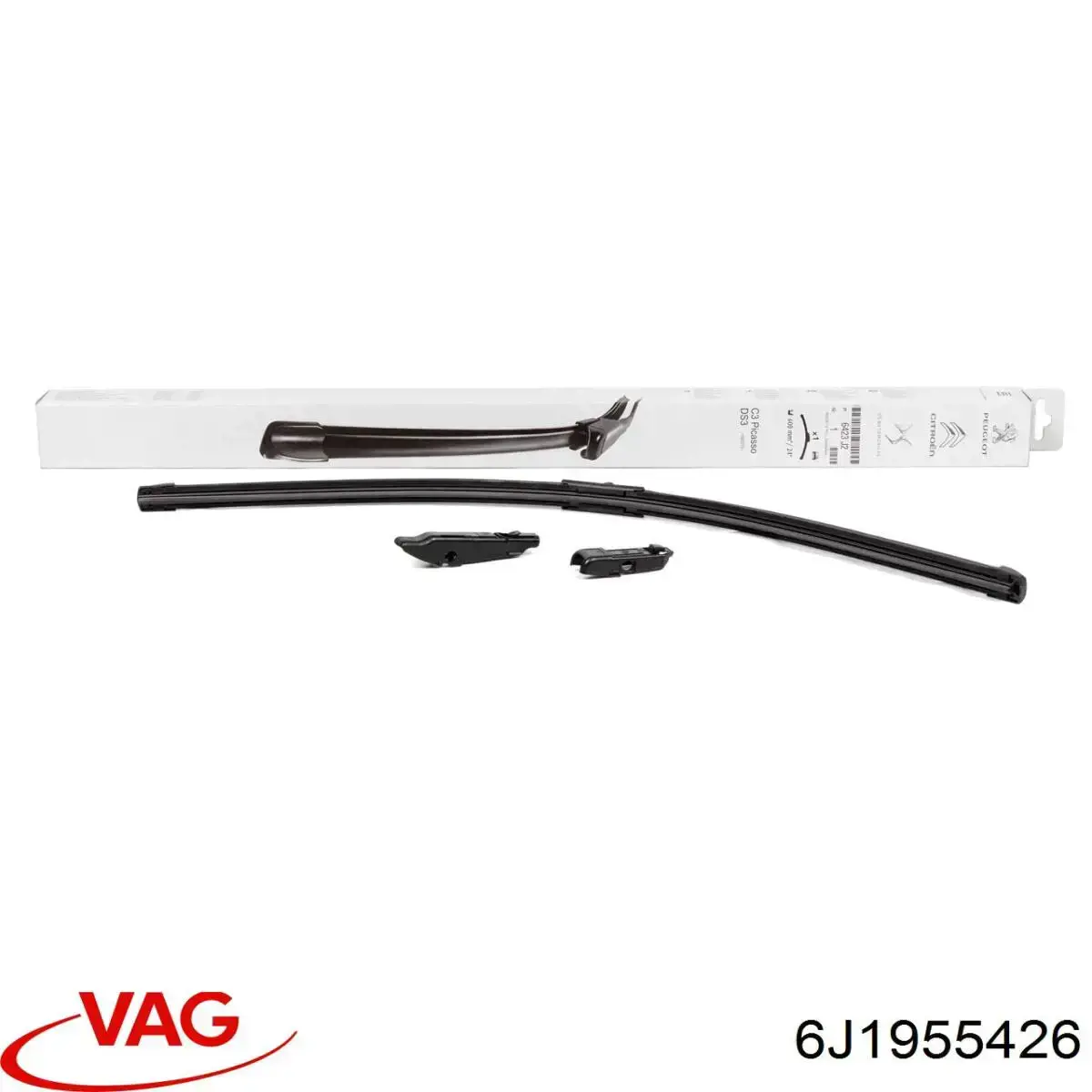 Comprar 6J1955426 VAG Escobilla del limpiaparabrisas del lado del pasajero
