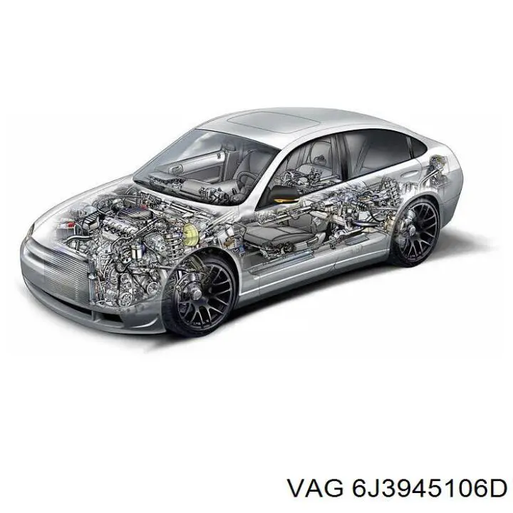 Deflector parachoques trasero derecho VAG 6J3945106D precio, desde 14,06 EUR
