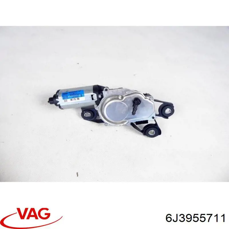 6J3955711 VAG Motor del limpiaparabrisas trasero