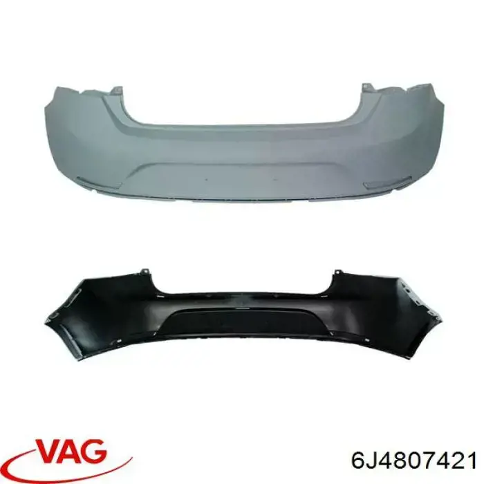 Paragolpes VAG 6J4807421 precio, desde 163,14 EUR