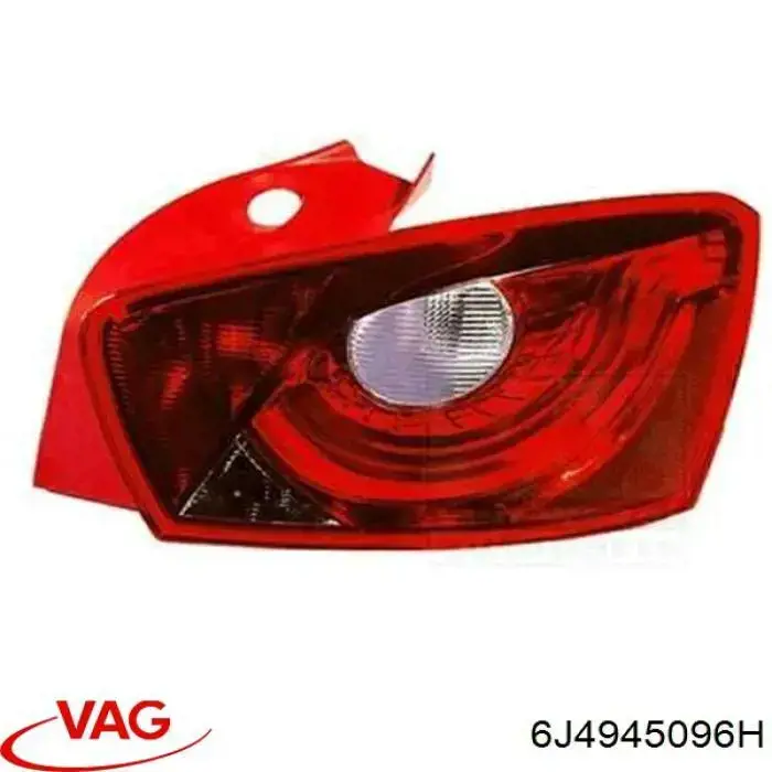 Comprar 6J4945096H VAG Piloto trasero derecho