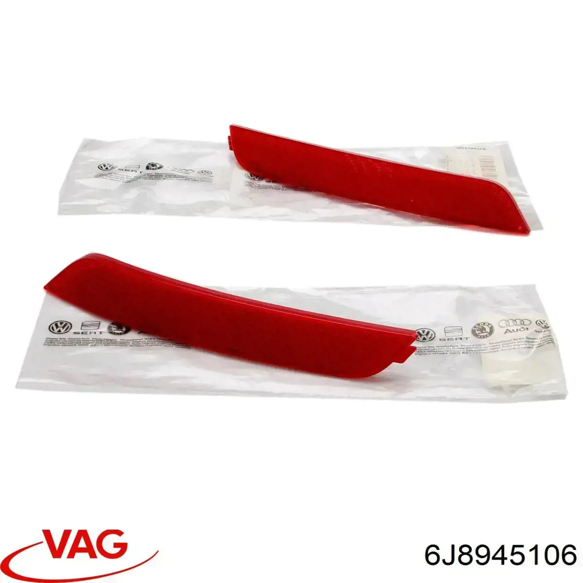 Deflector parachoques trasero derecho VAG 6J8945106 precio, desde 25,03 EUR