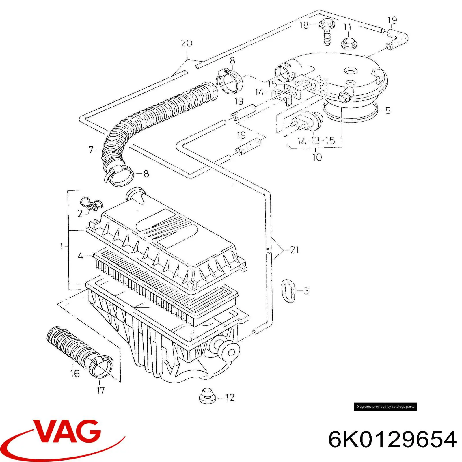 6K0129654 VAG 
