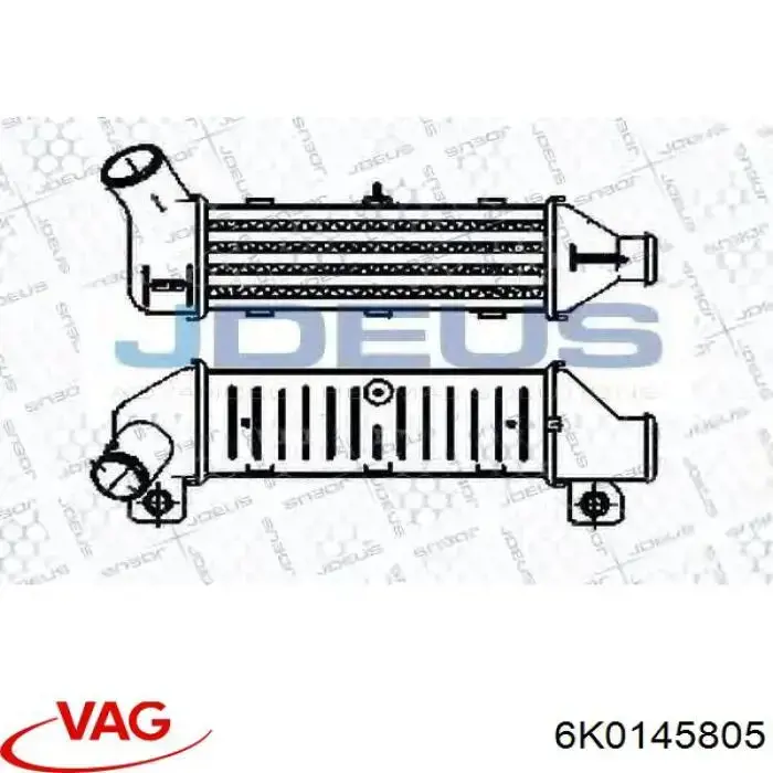 6K0145805 VAG intercooler
