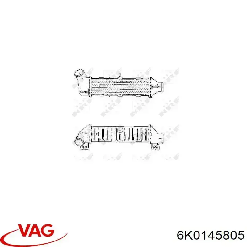Radiador de aire de admisión VAG 6K0145805 precio, desde 108,20 EUR