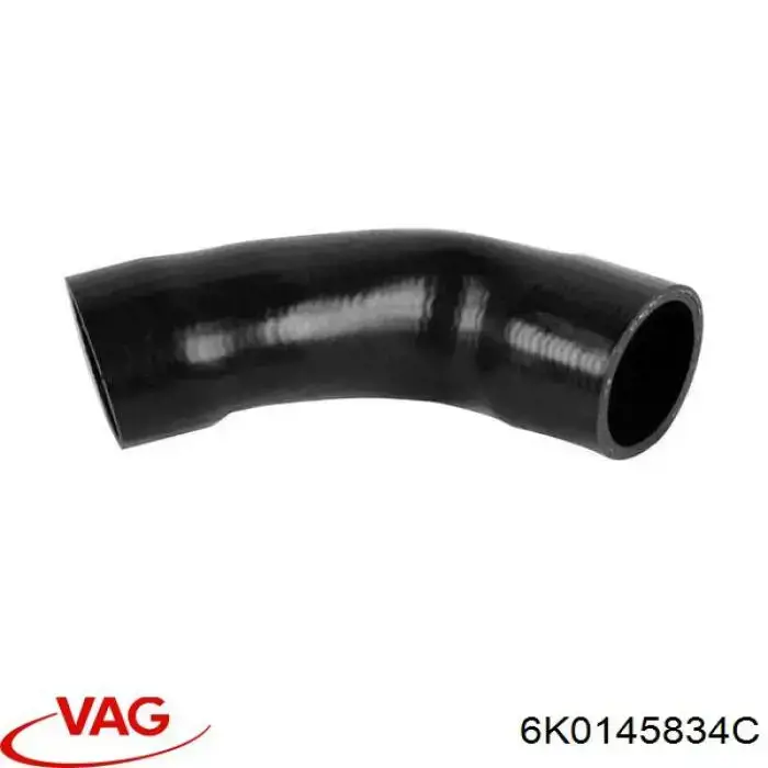6K0145834C VAG tubo flexible de aire de sobrealimentación superior derecho