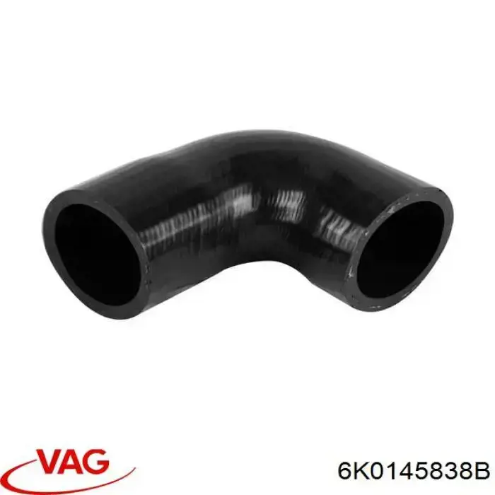 6K0145838B VAG tubo flexible de aire de sobrealimentación superior izquierdo