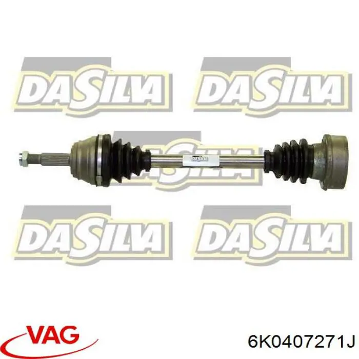 Semieje delantero izquierdo VAG 6K0407271J precio, desde 53,72 EUR