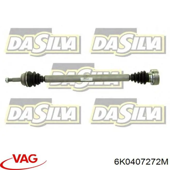 Semieje delantero derecho VAG 6K0407272M precio, desde 66,61 EUR