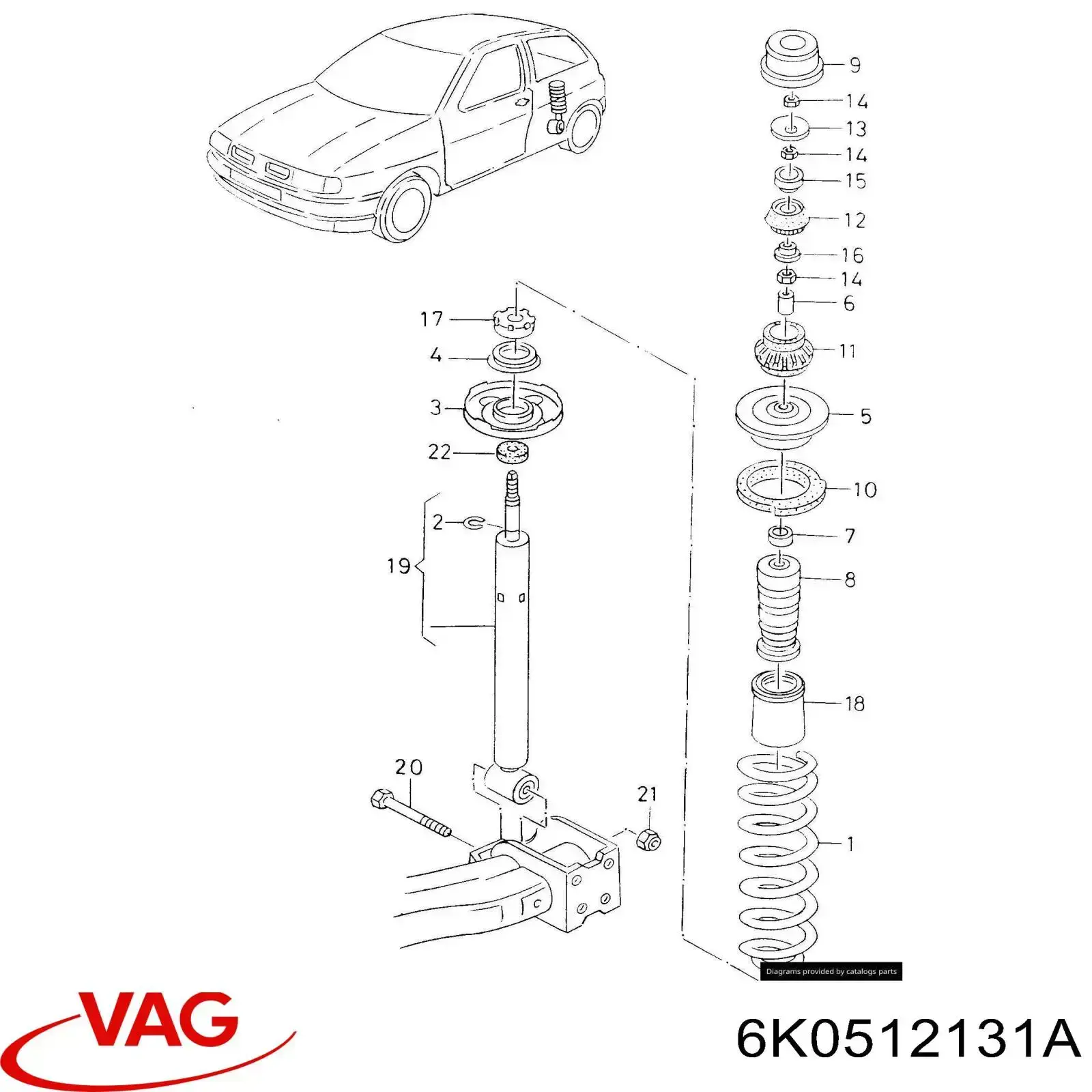  VAG 6K0512131A