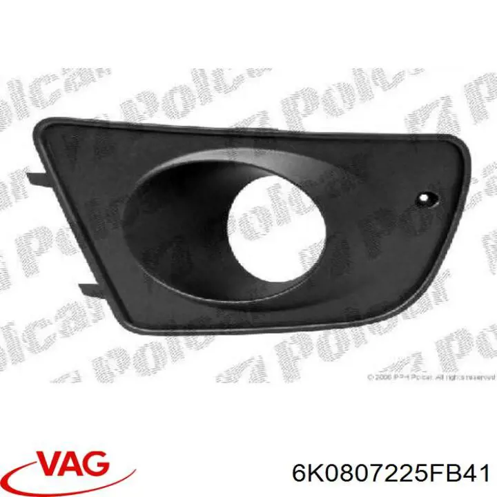 Moldura de parachoques delantero VAG 6K0807225FB41 precio, desde 22,99 EUR
