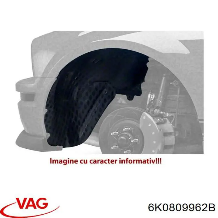 Comprar 6K0809962B VAG Paso de rueda delantero derecho