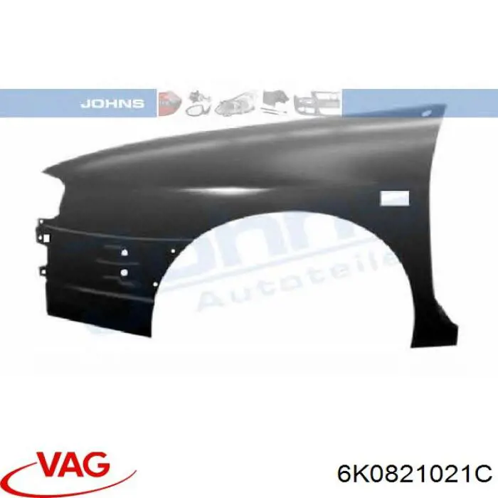 Comprar 6K0821021D VAG Aleta delantera izquierda