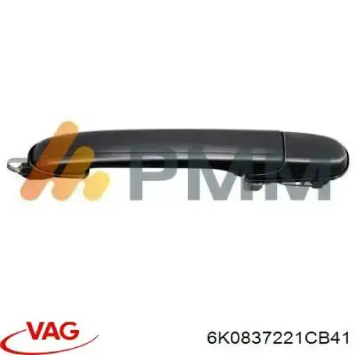 Comprar 6K0837221CB41 VAG Manija interior izquierda delantera/trasera de puerta
