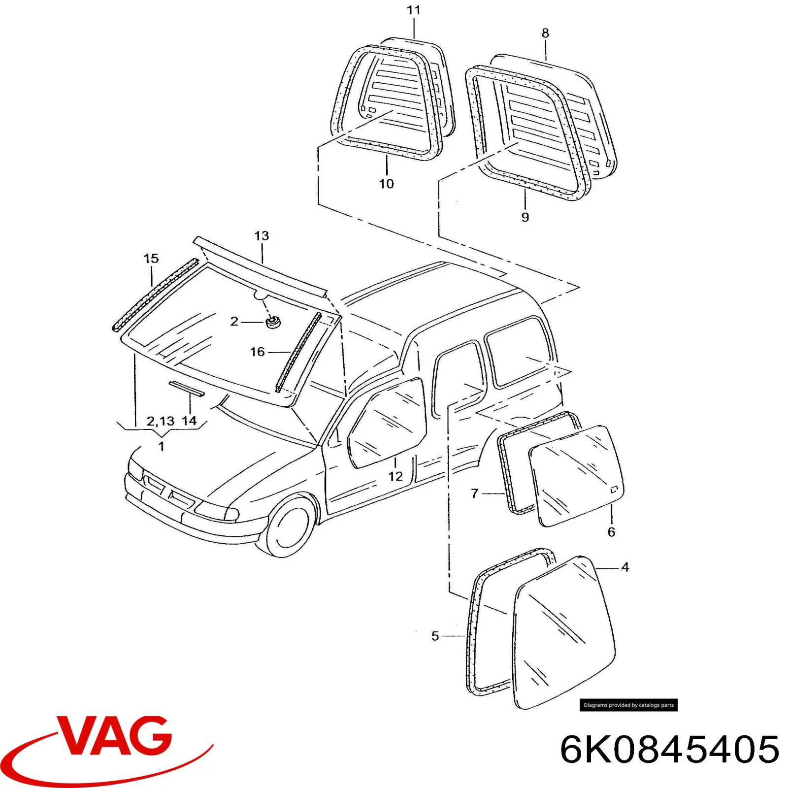 6K0845405 VAG 