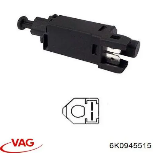 Comprar 6K0945515 VAG Interruptor de luz de freno