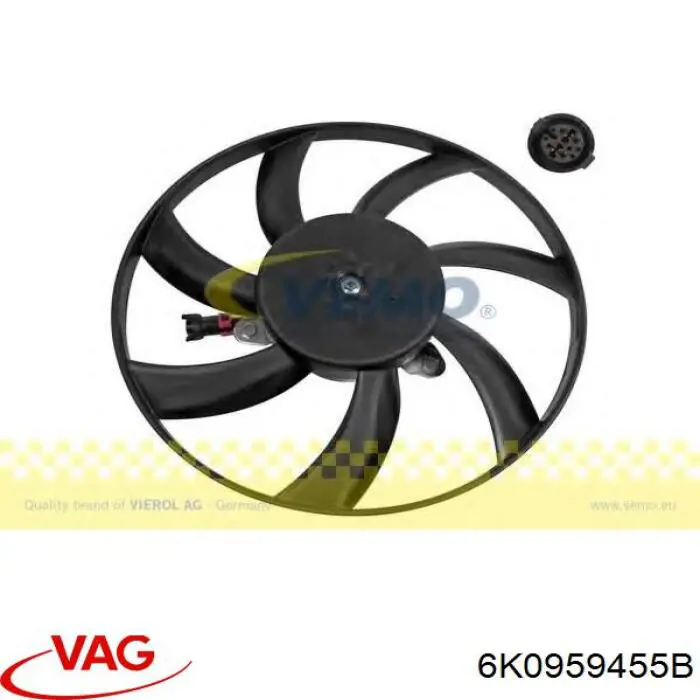 Comprar 6K0959455B VAG Motor ventilador del radiador
