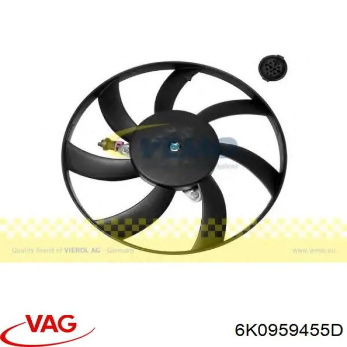 Ventilador de refrigeración completo derecho (motor y hélice) VAG 6K0959455D precio, desde 92,94 EUR
