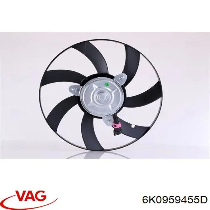 Comprar 6K0959455D VAG Ventilador de refrigeración completo derecho (motor y hélice)