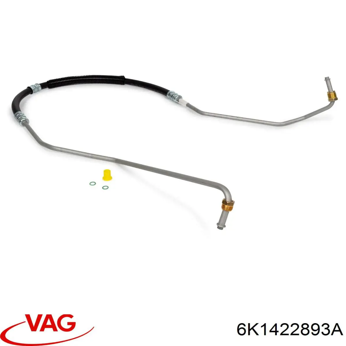 Manguera de alta presión de la dirección asistida desde la bomba hasta la cremallera VAG 6K1422893A precio, desde 383,27 EUR