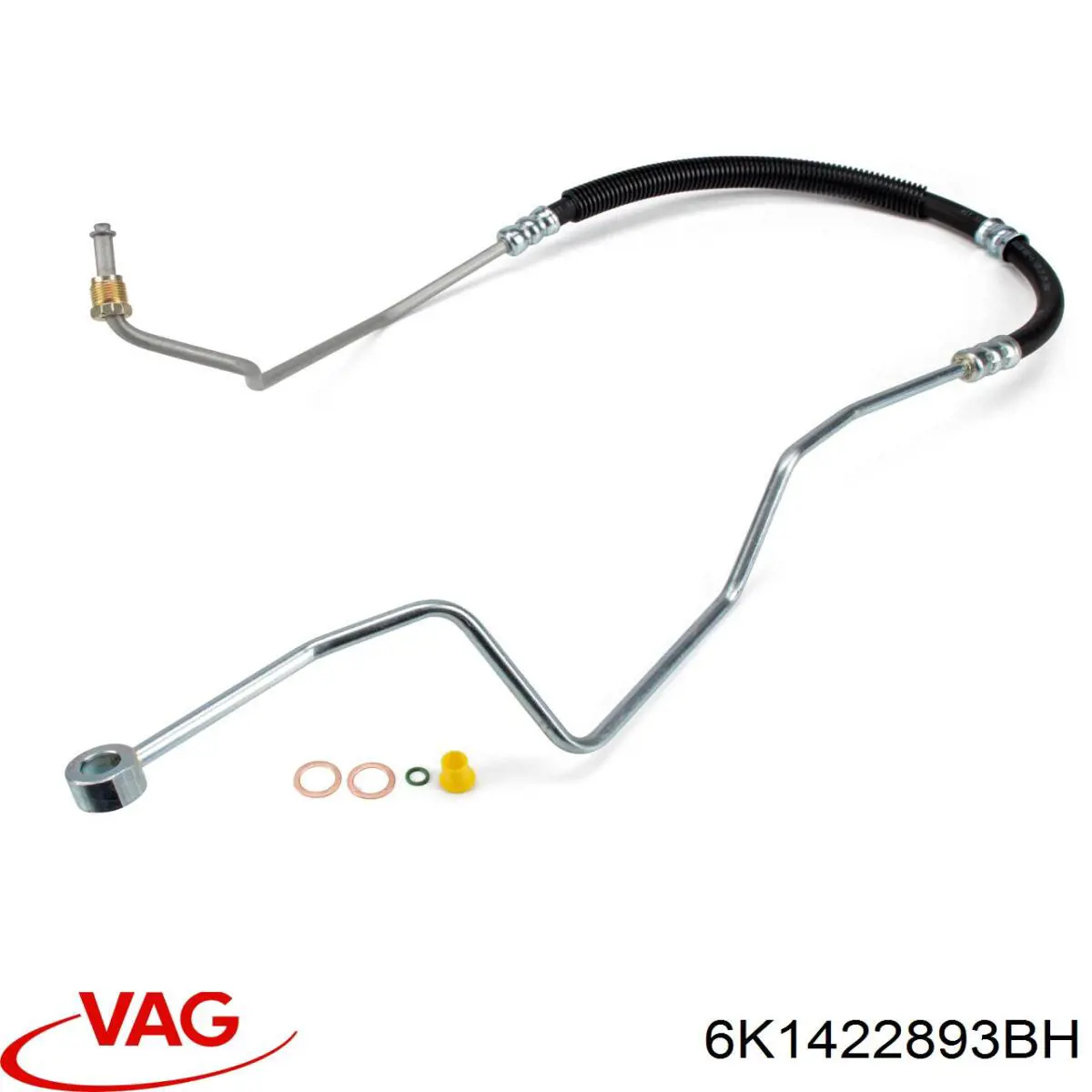Manguera de alta presión de la dirección asistida desde la bomba hasta la cremallera VAG 6K1422893BH precio, desde 71,15 EUR