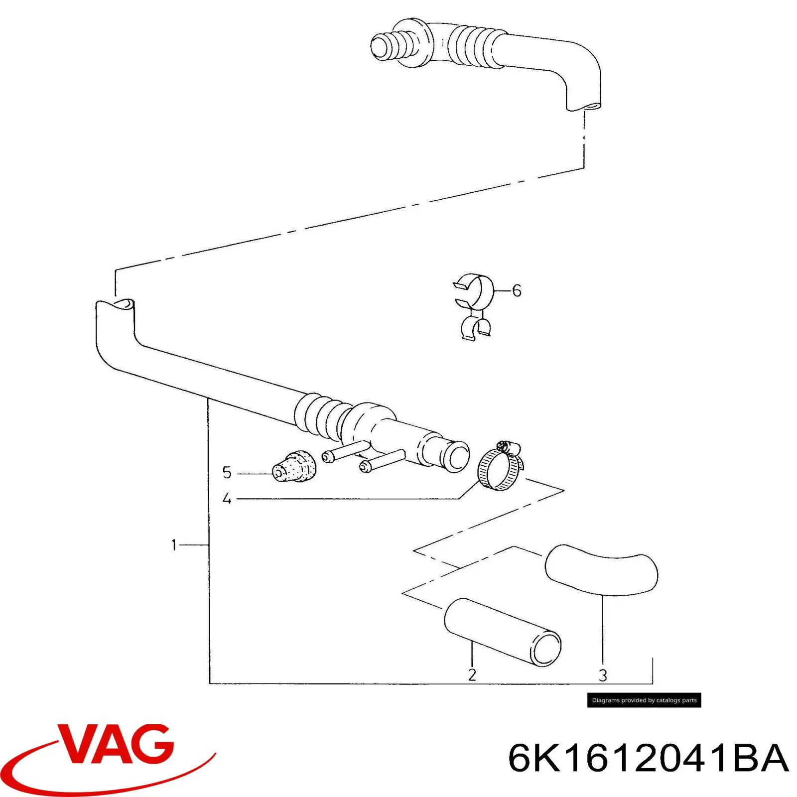 6K1612041BA VAG