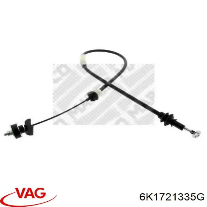 6K1721335G VAG cable de embrague