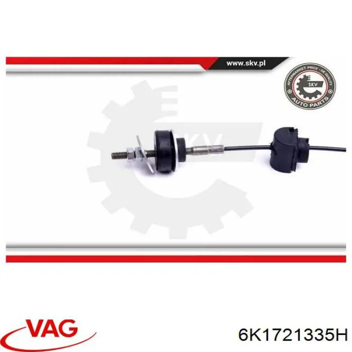 Cable embrague VAG 6K1721335H
