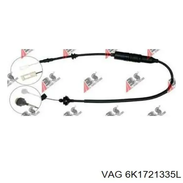 Cable de embrague VAG 6K1721335L precio, desde 28,78 EUR