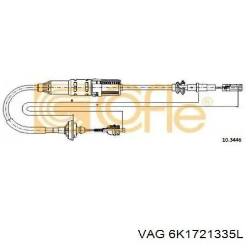 Comprar 6K1721335L VAG Cable de embrague