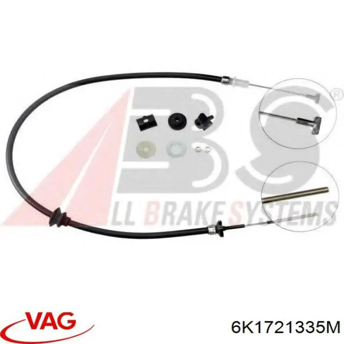 Comprar 6K1721335M VAG Cable de embrague