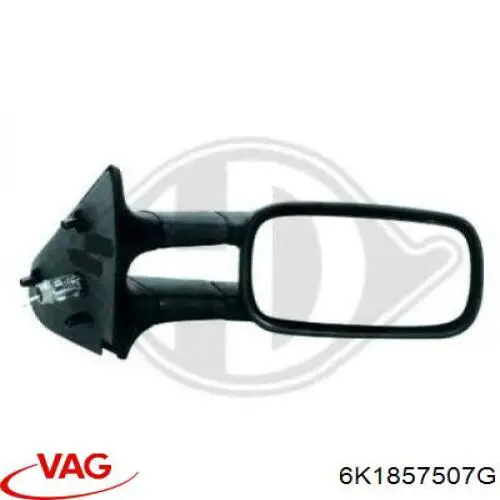 6K1857507G VAG espejo retrovisor izquierdo