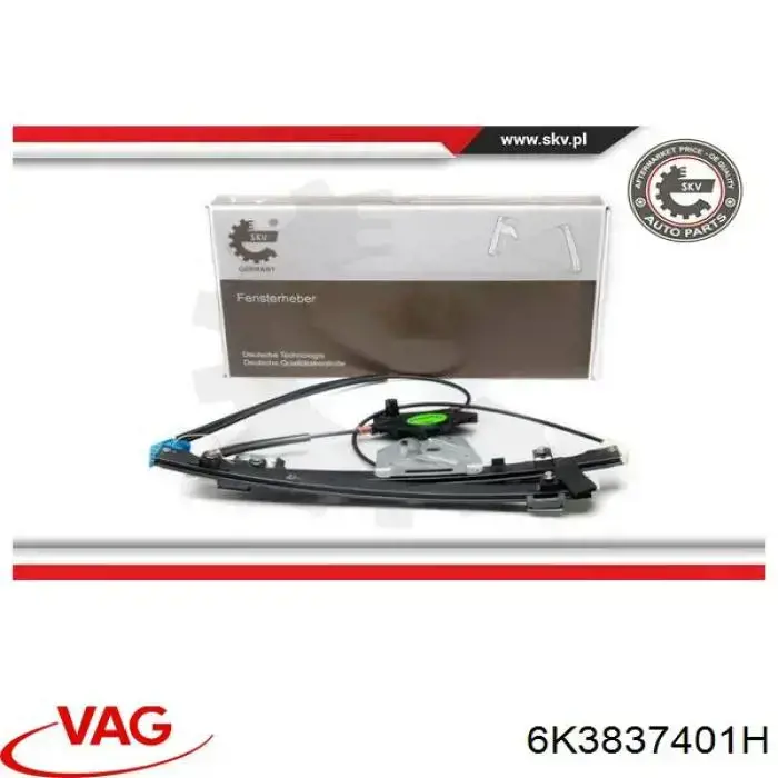 Comprar 6K3837401H VAG Mecanismo de elevalunas delantero izquierdo