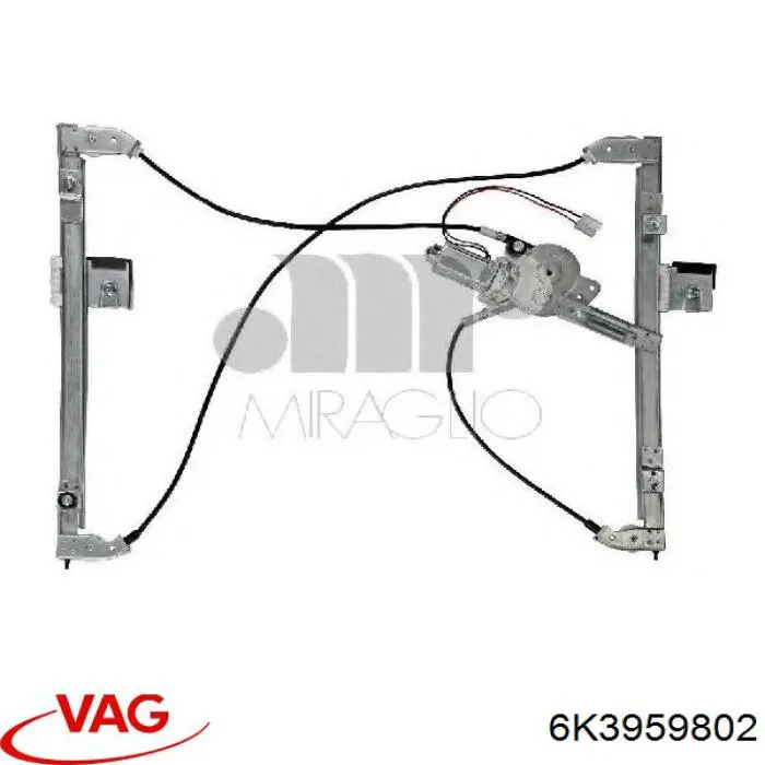 Motor del elevalunas de la puerta delantera derecha VAG 6K3959802 precio, desde 71,15 EUR