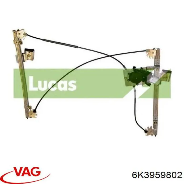 Motor del elevalunas de la puerta delantera derecha VAG 6K3959802