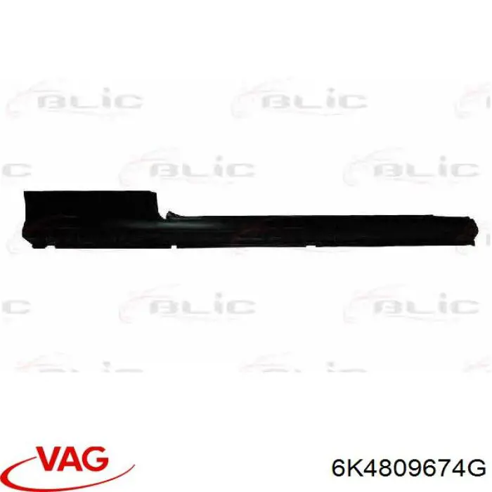Umbral exterior derecho VAG 6K4809674G precio, desde 17,28 EUR