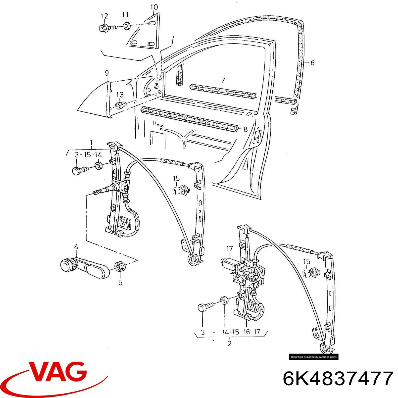  VAG 6K4837477 precio, desde  