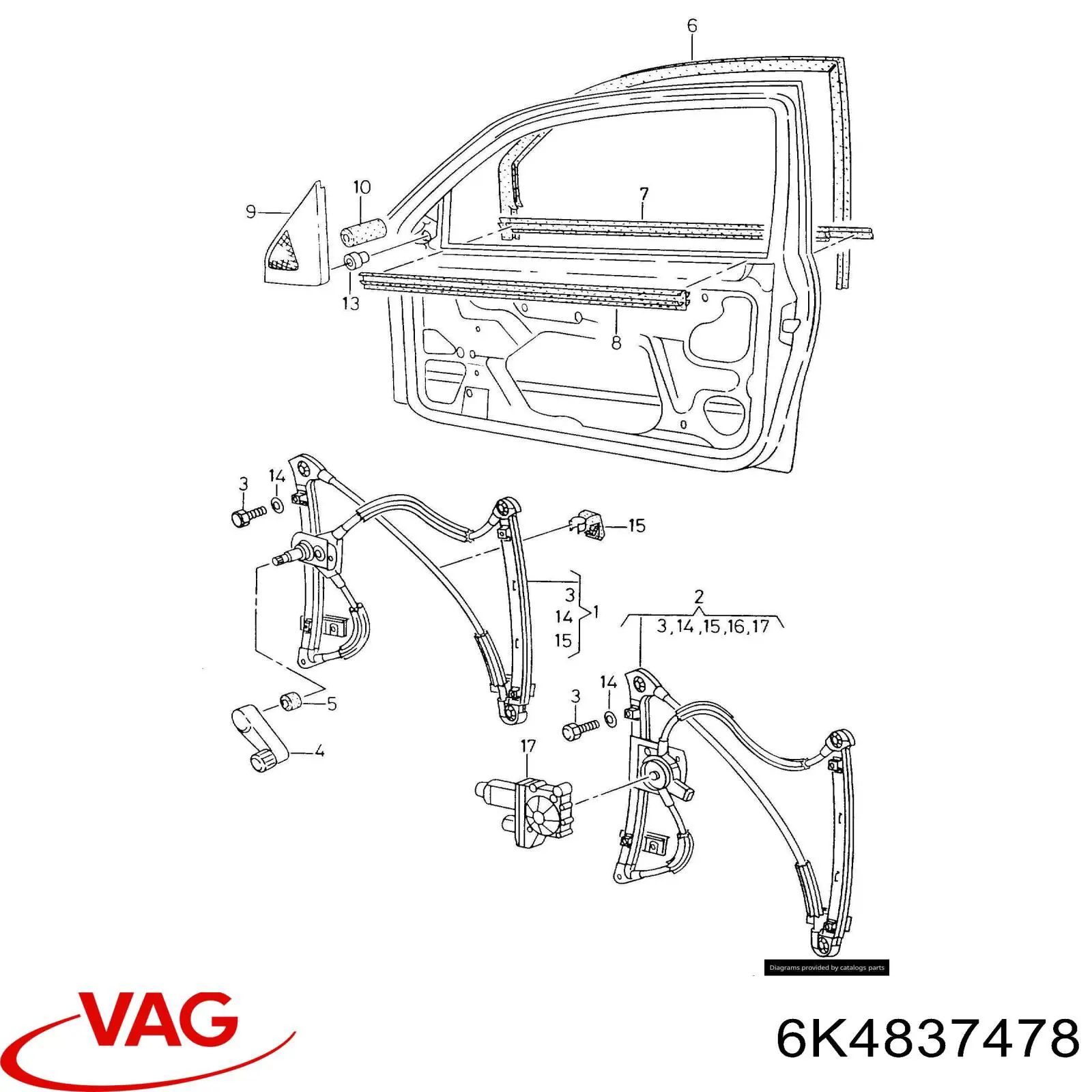  VAG 6K4837478 precio, desde  