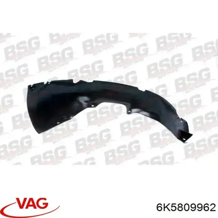 Guardabarros interior derecho, aleta delantera VAG 6K0809962C precio, desde 27,61 EUR