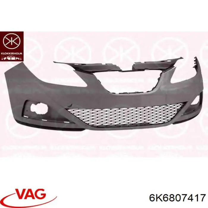 Defensa trasero para Seat Ibiza II 6K1