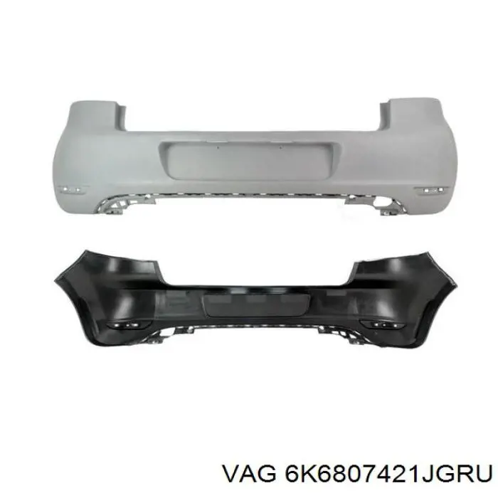 Parachoques trasero IB99300 Phira