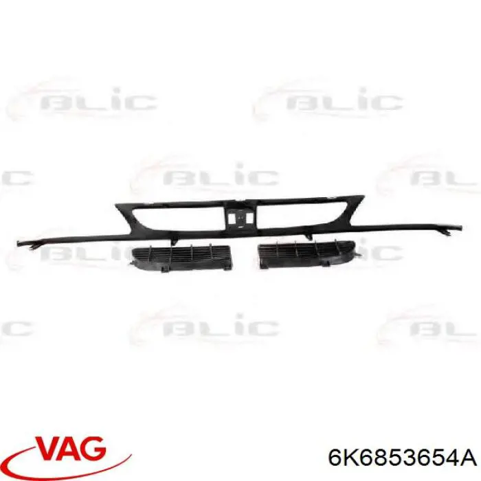Rejilla derecha del radiador VAG 6K6853654A precio, desde 29,02 EUR