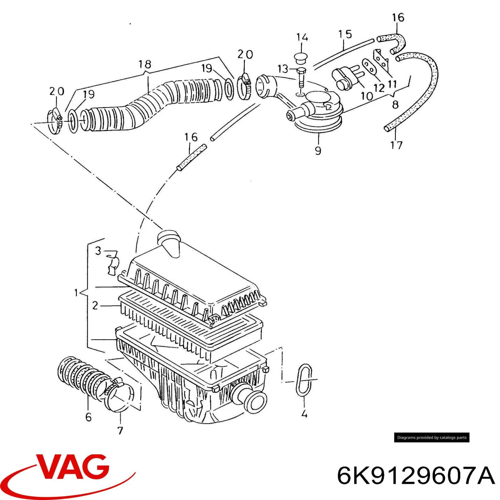 6K9129607A VAG 