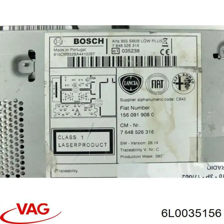  6L0035156 VAG
