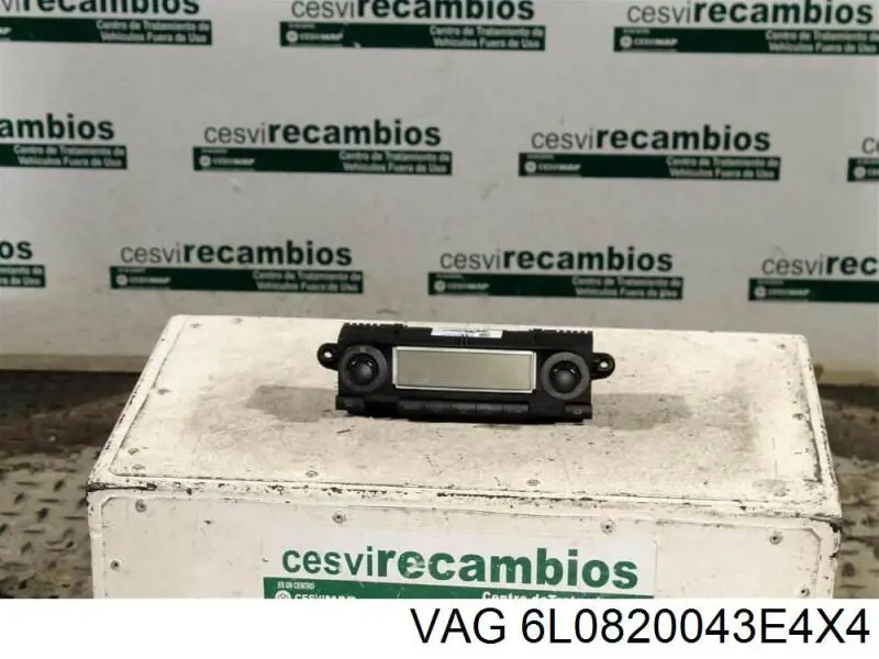 Módulo de modos de calefacción/aire acondicionado VAG 6L0820043E4X4 precio, desde 47,92 EUR