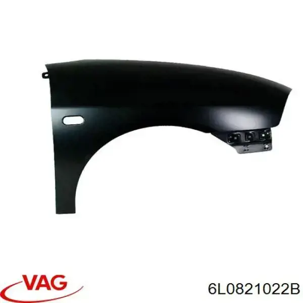 6L0821022B VAG guardabarros delantero derecho